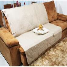 Giant Luxury Sofa Blanket 120x210 Protective Sofa Cover Type - 淺藍色 - 查看 11