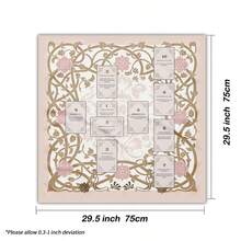 Enchanting Tree Of Life And Mystic Crystal Designs Tarots Tablecloth Flowers And Moon Phase Altar Cloth Board Game Fortune Vintage Astrology Oracle Card Pad Game Home Decor