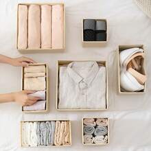 Caja de almacenamiento de tela plegable de estilo simple, organizador de cajones de armario y cómoda, cestas para ropa interior, sujetadores, decoraciones, decoración de otoño, decoración de festivales, decoración de habitaciones, decoración del hogar, decoración de dormitorio