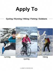 1 Pair Of Men's Outdoor Sports Waterproof Gloves, Touch Screen, Windproof, Suitable For Driving, Cycling, Autumn And Winter