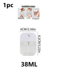 50/38ml Card Spray Bottles, Clear Spray Bottles, Portable Card Spray Bottles, Refillable Portable Empty Perfume Atomizer Vials,Clear Travel Spray Bottles,Hand Sanitizer Bottles Empty Plastic Perfume Atomizer Vials , Portable Transparent PET Plastic Mist Spray Bottles ,Suitable For Essential Oils, Perfumes,Facial Mists, Hair Mists, Small Plant Mists Moisturizing Water Hand Sanitizer