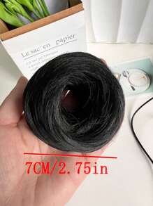 1pc Fashionable & Elegant Hair Scrunchie Bun Maker, Hair Accessories Wig, Messy Bun Hair Donut, Suitable For Everyday Use