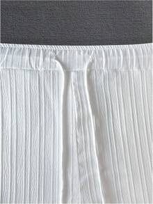 2025 Best  Men's 2 Piece Linen Suit Long Sleeve Button Down Shirt And Pants Sets Walking Suits - 白色 - 查看 9