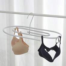 1pc 360° Rotating Metal Spiral Clothes Hanger - Bedsheet Storage Organizer, Space-Saving Design For Dorm/Bedroom, Easy Installation Drying Rack, Efficient Sorting Storage, Streamlined Surface, Multi-Functional Clothes Hanger - Multicolor - View 2