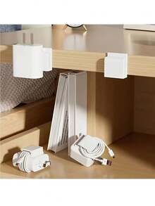 1/5pcs Charging Organizer Holder, Desktop Phone Charging Cable Clip, Cable Clamp, Plug Hook, Multi-Function Anti-Lost Device