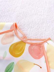 1 件防脏婴儿围兜 - 防水婴儿围裙 - 适合婴儿进食的旅行围兜 - 婴儿食物围兜 - 彩色 - 查看 11