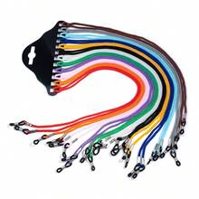 12pcs/Lot Multicolor Black Nylon Glasses String Cord Holder Fashion Glasses For Eyeglasses Lanyard Neck Rope Strap - Multicolor - View 13