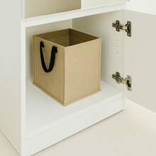 Elise Modular Wood Closet System With Mirror In White