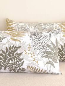 Best Cheap Soft Microfiber Pillow Case - Floral Pillow Covers, Hypoallergenic And Breathable Pillowcase, Large Long Standard Queen Twin Single Double Full King , Body, European, And Square Sizes, Perfect For All Seasons Bedding Set