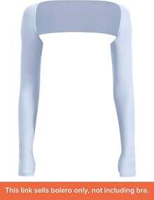 Women Crop Top Long Sleeve Bolero Open Front Workout Cropped Shirts Sports Shrug - Blue - View 2