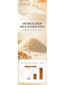 5pcs/Pack Rice Essence Face Mask, Includes Cleansing Cream And Essence, 3-Step Facial Care To Improve Dullness, Brighten Complexion, And Highly Moisturize & Nourish Skin - White - View 8