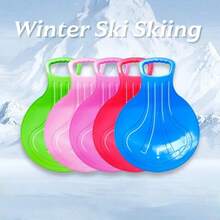 2 piezas Trineo de invierno, herramienta de deslizamiento al aire libre, adecuado para equipo de esquí de adolescentes y adultos, esquí al aire libre, patinaje sobre hielo