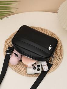 Mochila roja simple de moda, bolsa de viaje, bolsa de gimnasio, bolsa pequeña, regalo de Navidad para hombres y niños, artículo esencial para vacaciones, playa, verano, impermeable, ligero, gran capacidad, accesorio portátil, bolsa de almacenamiento para baloncesto, fútbol, mochila escolar, bolsa de almacenamiento de ropa, bolsa de viaje esencial de vuelta al colegio, bolsa de trabajo, bolsa de trabajo, Pascua - Negro - Ver 5