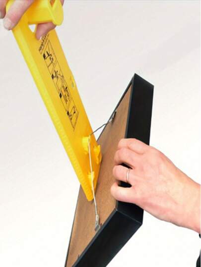 Regla de nivel portátil para marco de fotos de instalación rápida con localizador de posición, herramienta de medición horizontal, regla de equilibrio para álbum de fotos