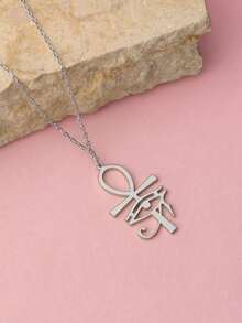 Ankh Necklace, Egyptian Protective Amulet, Ancient Symbol Pendant, Spiritual Jewelry For Women, Egyptian Cross Necklace, Unique Jewelry Gift - Multicolor - View 3