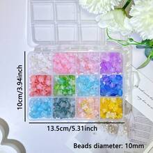 12/24 件优雅亚克力星形珠，闪亮和哑光饰面，多种颜色，适合 DIY 珠宝制作、手链和项链工艺品 - 星星 - 查看 14