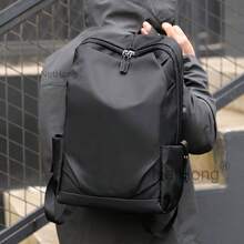 NetHong New Men's Backpack Lightweight Waterproof Travel Rucksack Shoulder School Bag 16 Inches Laptop Bag UK - Black - View 1