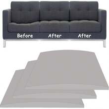1pc Of Set 45D Couch Cushions Supports For Sagging Cushions, 20"X 20" Sofa Furniture Seat Cushion Under Sag Repair, Curved 45 D High Density Foam Replacement For Chair Sofa - Black - View 18