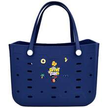 Multi-Size Rubber Women's Beach Bag, EVA Waterproof And Durable Shoulder Tote Bag, Fashionable And Casual, A Lightweight Handbag And Shopping Bag With Multiple Colors Available, Suitable For Beach, Swimming Pool, Vacation Travel - Large/Medium/Small - 彩色 - 查看 19