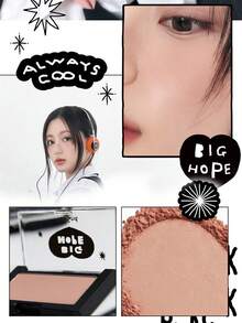 Rom&nd Romand X INAPSQUARE Blush B01 Ginger Night, Blends Into Skin With A Matte Finish, Velvety Smooth Cream Texture, Gradient Tie Dye Effect, Warm-Toned To Brighten Complexion, Oil-Controlling, Suitable For Dry Skin, 5-Second Quick Radiance Boost, Brightens Eye Area, Gradient Embossed Packaging, Color Intensity Guide, Korean Makeup, 4g/0.14oz - B01 ĐÊM GỪNG - Xem 2