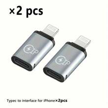 Wowssyo 2pcs/4pcs Pack / Charging And Data Transfer Adapter, Port To Type-C Port, Type-C Connector To Port, Phone OTG Adapter (Supports Charging And Transfer Only, Not Earphone Adapter) - Multicolor - View 12