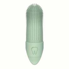 1pc Random Color Silicone Soft Finger Toothbrush For Dogs - 360° Gentle Cleaning, Soft Bristles, Suitable For Pet Dental Care, Easy To Use Dog Finger Toothbrush - Multicolor - View 17