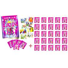 NICEKOOL Album Cartes De Collection Compatible Pour Football - Classeur 50 Pages Pour 400 Cartes - Protège Carte, Bleu