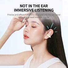 Lenovo Earbuds EA400 Bluetooth Wireless Earbuds TWS Open Type Earphone Bluetooth 5.4 Touch Control Long Battery Life With Mic - Một cỡ - Xem 5