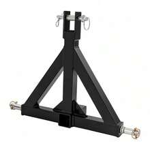 3 Point Trailer Hitch With 2 Inch Receiver, Tractor Drawbar Hitch Adapter+ 3* Hitch Pins For Trailer Towing - 1 - Ver 10