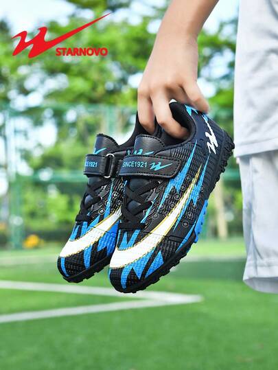 STARNOVO Kids' Football/Soccer Shoes, Boys & Girls Football/Soccer Trainers Suitable For Indoor, Artificial Turf Football/Soccer Training & Match