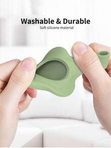 1pc Flower Shaped Silicone Protective Case With Keychain, Compatible With Apple AirTag Tracker, For Backpack, Keys, Pets And Other Items Anti-Lost Protection