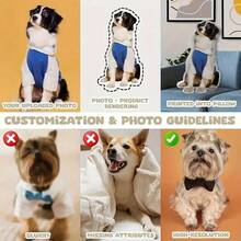 Customized Pet Photo Pillow, Dog Cat Commemoration - Double-Sided Printing, Filling, Creative Custom Gift, Unique Pet Pillow Souvenir, Comfortable Home Accessories | Animal Themed Decoration | Material, Cute