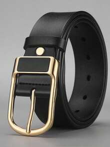 男士腰带加厚全粒面皮革男士腰带重型男士工作腰带男士腰带高硬度针扣适合青少年夏季休闲户外运动或度假旅行或毕业礼物或生日礼服配饰或日常穿着