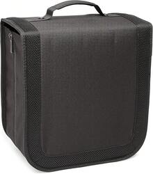 Carpeta de poliuretano de almacenamiento portátil para CD/DVD, capacidad de 400, color negro - Capacidad de 400 - Ver 10