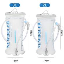 NEWBOLER 2L/3L TPU Water Bladder Water Reservoir Hydration Pack Water Storage Bag Outdoor Sports Running Hydration Vest Backpack - Multicolor - View 8