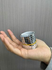 1 片银色/金色/玫瑰金自粘马赛克瓷砖，5x5mm 迪斯科瓷砖 - 真玻璃镜面马赛克瓷砖，自粘镜面贴纸，迷你方形镜面，适用于工艺品、家居装饰、迪斯科派对装饰、DIY 迪斯科球、花瓶、杯子、相框 (5 X 5 毫米) - 彩色 - 查看 8