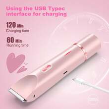 2-In-1 Waterproof Electric Shaver, 400mAh USB Rechargeable, Dual Blade Design For Painless Trimming Of Bikini, Face, Armpit And Leg Hair, IPX7 Waterproof, Ceramic Blade, Portable Multi-Functional Shaver For Men And Women, Ideal Gift For Back To School, Halloween And Christmas - Multicolor - View 8