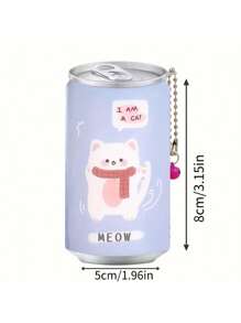 30pcs/Can Cartoon Canned Wet Wipes, Creative Portable Mini 30 Sheets Wet Wipes Cute Beverage Can Style, Disposable Cleaning Wet Wipes, Random Style