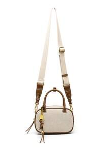 MINI TOPSTITCHED BAG, Wide Strap Women's Vintage Crossbody Bag, Small Tote Ladies Luxury Design Handbags, Solid Color Simple Shoulder Bag, Bags For Ladies Fashionable - Multicolor - View 3