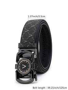 beaytar 1 件新款时尚男士皮带，经典男士自动扣腰带，休闲户外男士裤带，百搭街头风格男士腰带 - 彩色 - 查看 11