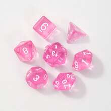 7-częściowy zestaw dwukolorowych, wielostronnych kostek do gry Starry Sky – kreskówkowy, marzycielski. Idealny do gier planszowych i interaktywnych. Zestaw kostek, akcesorium do gier planszowych, zabawka antystresowa – 2025 must-have dla graczy! Prezent urodzinowy, świąteczny, na Halloween, idealny prezent, artykuły papiernicze, piłeczka antystresowa - Wielokolorowe - Zobacz 21