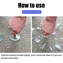 2025 New 1pc Car Window Breaker Multi-Function Mini Safety Hammer - Essential For Emergency Escape. Made Of High-Strength Material, Compact Design, Powerful Function. Easily Break The Window, Quickly Cut The Seatbelt, Provide Reliable Protection In Emergency Situations. Mini Keychain Design, Convenient To Carry.