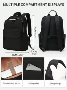 Laptop Backpack For Women Fits 14/15 Inch Laptop, Fashion Waterproof Lightweight Book Bag For Travel Work Business Teacher Nurse Computer Bag With Computer Compartment, Stylish Ladies & Girls Backpacks Purse, Daypack School Backpack For Girls, The New And Old Versions Are Shipped Out Randomly., School Supplies, School Backpack, School Bag, Backpack For School, Back To School Backpack, School Bookbag, Big Backpack, Backpack School, Back To School Bags, Large Capacity, Laptop Compartment, Portable, Perfect For Back To School, First Day Of School, Middle School, High School