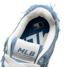 MLB Teniși unisex cu căptușeală groasă din denim vintage, pantofi sport casual ușori și confortabili, 3ASXV015N-50BLS