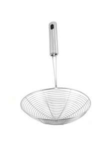 1 Stück Edelstahl Spinnen-Schöpfkelle, langstieliger Metallschaumlöffel zum Frittieren von Lebensmitteln, Pasta und Nudeln, perfekt zum Kochen und Frittieren, langanhaltend Küchenutensil für Pasta und mehr - Verschiedenfarbig - Übersicht 7