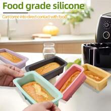 1 pieza Molde de silicona para donas, molde para hornear apto para hornear pasteles, tartas de queso, donas. Apto para horno, microondas, refrigerador y lavavajillas. Suave, fácil de desmoldar, reutilizable, disponible en varios colores - Multicolor (Donuts triples) - Ver 14