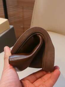 2025 Autumn/Winter New Brown Fashion Children's Shoes, Stylish Boys/Girls Ankle Boots. Minimalist Solid Color Boots, Suitable For Casual Sportswear Or Cute Dresses, Fits Any Season