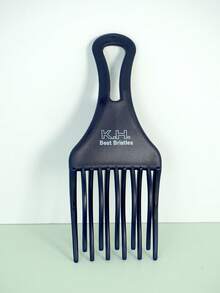 1 Stück Afro Haarkamm für Frauen & Männer, Afro Kamm zum Anheben der Haare, Kamm mit breiten Zähnen für Locken Haarstyling, Entwirrungs- und Hebekamm, Afro Haarstyling Kämme, Entwirrungs-Perücken-/Zopf-Haarstyling Kamm für Männer, Doppelfaust Haar Hebkämme, glatter stabiler Kamm mit breiten Zähnen zum Entwirren & Stylen - Verschiedenfarbig - Übersicht 8