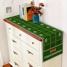 1pc, Polyester Table Runner, American Football Court Table Runner, Boy Sport Football Birthday Party Decoration, Kitchen Dining Home Table Decor, Room Decor