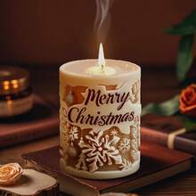 Moules en silicone thème de Noël - Moules en silicone pour sapin de Noël, renne, bonhomme en pain d'épices, moules en forme de cylindre de Noël DIY amusants pour résine, projets artistiques, moules à savon, moules de pierre d'aromathérapie cylindrique DIY Décoration, blanc, outil d'artisanat pour la fabrication de bougies 1 pièce Décorations de Noël Pyjamas de Noël Cadeaux de Noël Décoration de Noël